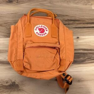 Fjallraven Kånken Bright Orange Mini Backpack